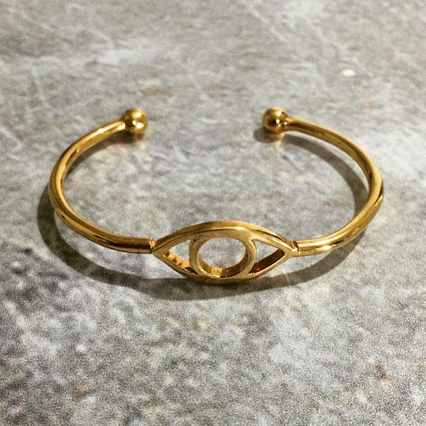 Pulsera Oculus en oro.