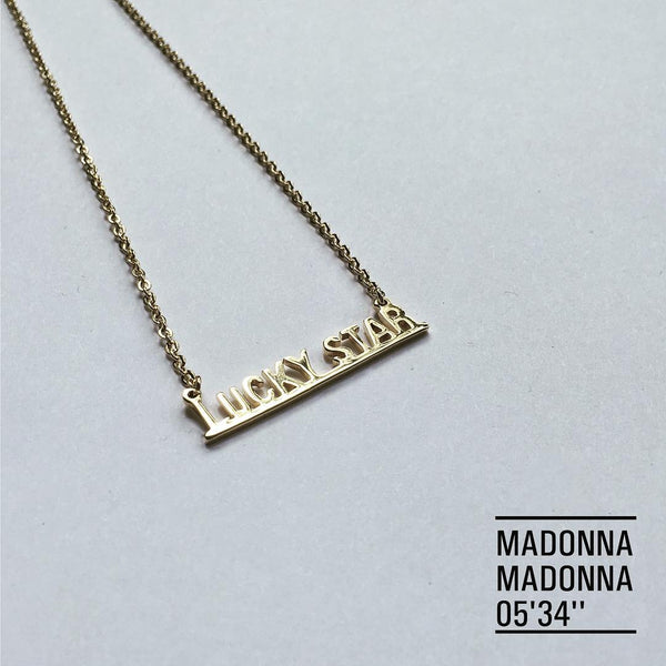Collar Lucky Star en oro.