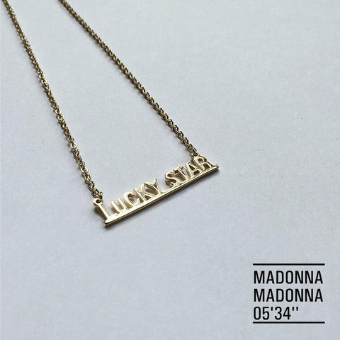 Collar Lucky Star en oro.