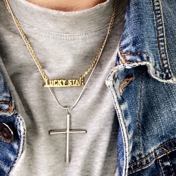 Collar Lucky Star en oro.