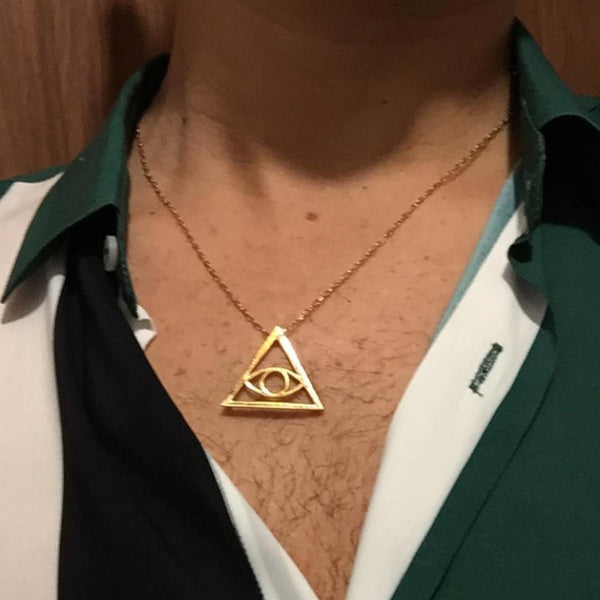 Collar Providencia en oro.